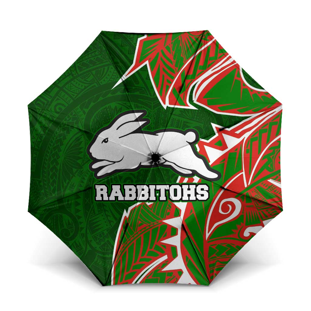 South Sydney Rabbitohs Umbrella Polynesian Tribal Tattoo Pacific Sport Art