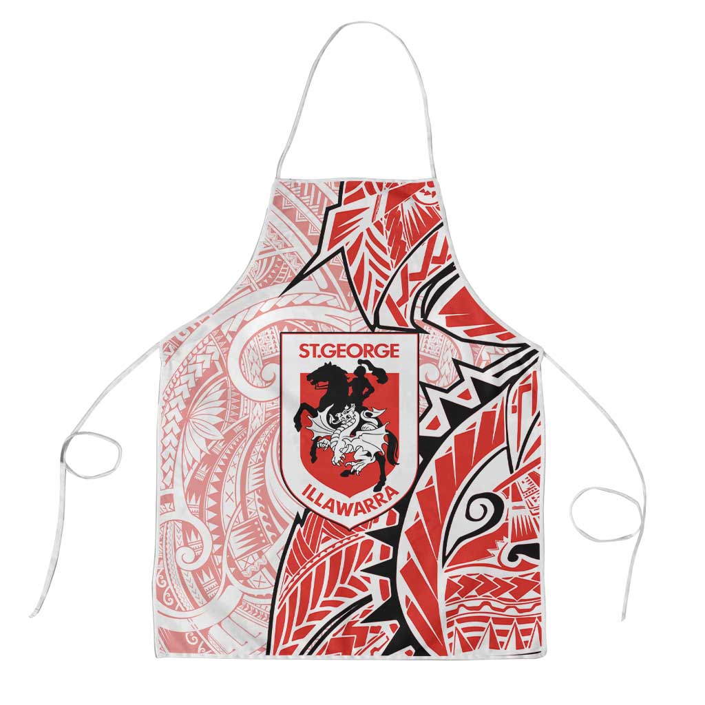 St George Illawarra Dragons Apron Polynesian Tribal Tattoo Pacific Sport Art