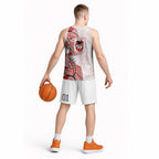 St George Illawarra Dragons Basketball Jersey Polynesian Tribal Tattoo Pacific Sport Art