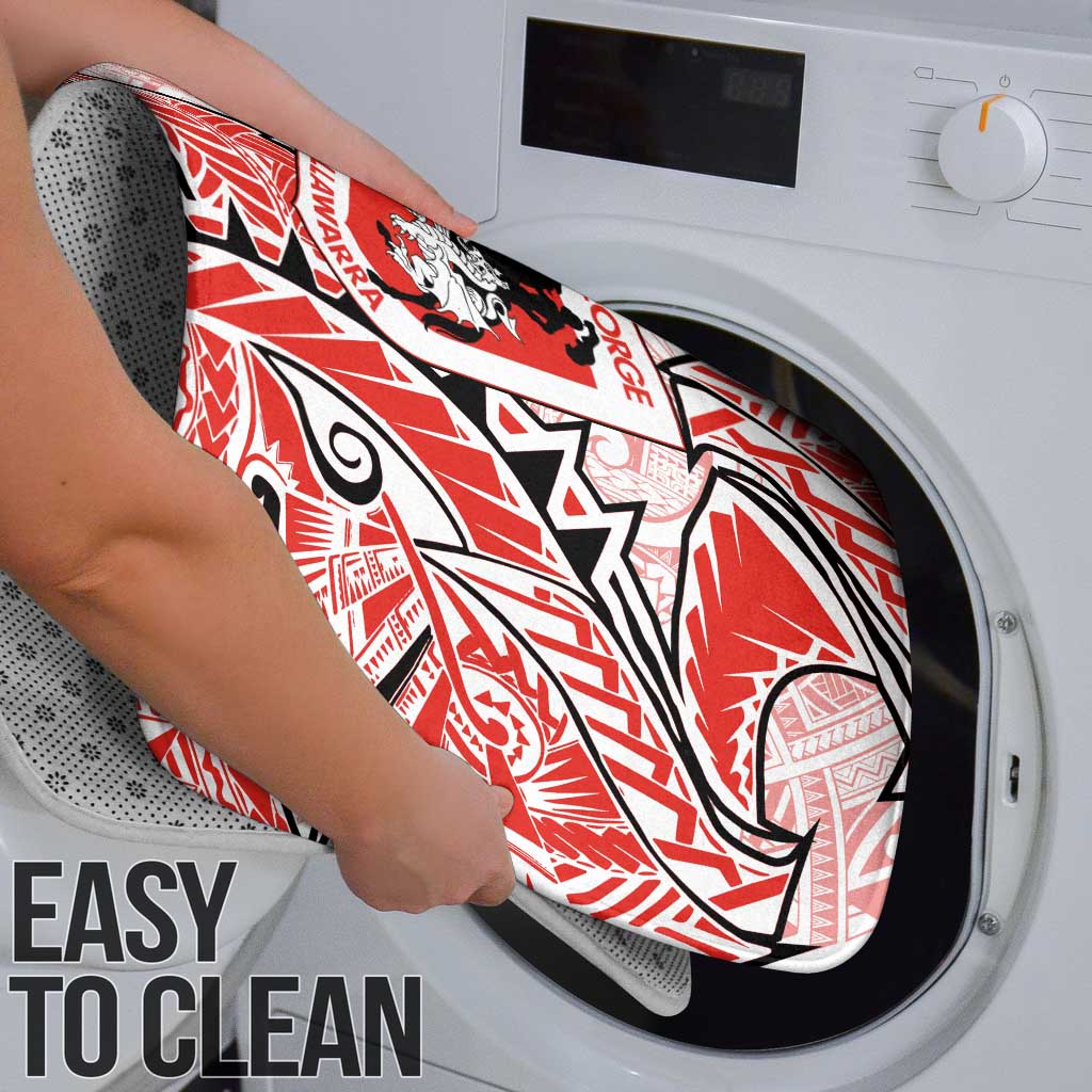 St George Illawarra Dragons Bathroom Set Polynesian Tribal Tattoo Pacific Sport Art