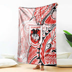 St George Illawarra Dragons Blanket Polynesian Tribal Tattoo Pacific Sport Art