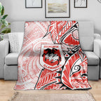 St George Illawarra Dragons Blanket Polynesian Tribal Tattoo Pacific Sport Art