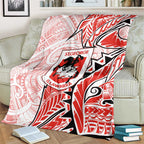 St George Illawarra Dragons Blanket Polynesian Tribal Tattoo Pacific Sport Art