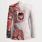 St George Illawarra Dragons Blazer Polynesian Tribal Tattoo Pacific Sport Art