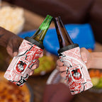 St George Illawarra Dragons 4 in 1 Can Cooler Tumbler Polynesian Tribal Tattoo Pacific Sport Art