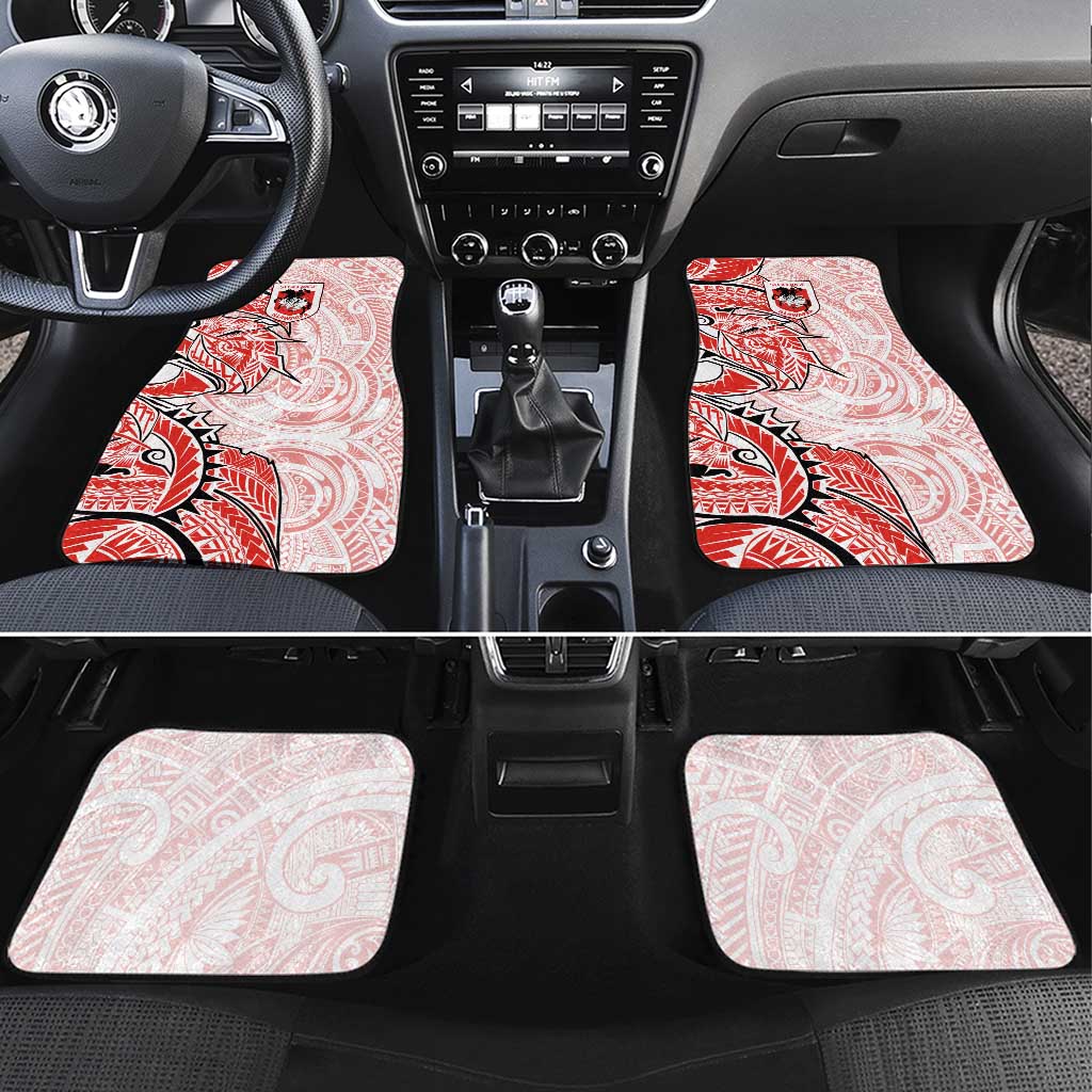 St George Illawarra Dragons Car Mats Polynesian Tribal Tattoo Pacific Sport Art