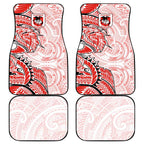 St George Illawarra Dragons Car Mats Polynesian Tribal Tattoo Pacific Sport Art
