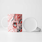 St George Illawarra Dragons Ceramic Mug Polynesian Tribal Tattoo Pacific Sport Art