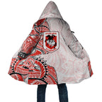 St George Illawarra Dragons Cloak Polynesian Tribal Tattoo Pacific Sport Art