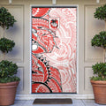 St George Illawarra Dragons Door Cover Polynesian Tribal Tattoo Pacific Sport Art