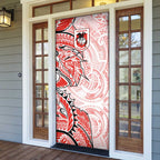 St George Illawarra Dragons Door Cover Polynesian Tribal Tattoo Pacific Sport Art
