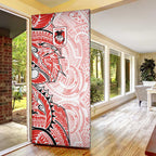 St George Illawarra Dragons Door Cover Polynesian Tribal Tattoo Pacific Sport Art