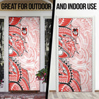 St George Illawarra Dragons Door Cover Polynesian Tribal Tattoo Pacific Sport Art