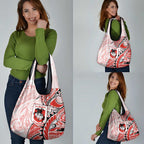 St George Illawarra Dragons Grocery Bag Polynesian Tribal Tattoo Pacific Sport Art
