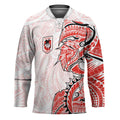 St George Illawarra Dragons Hockey Jersey Polynesian Tribal Tattoo Pacific Sport Art