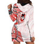 St George Illawarra Dragons Hoodie Dress Polynesian Tribal Tattoo Pacific Sport Art