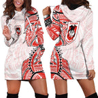 St George Illawarra Dragons Hoodie Dress Polynesian Tribal Tattoo Pacific Sport Art