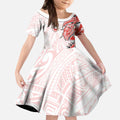 St George Illawarra Dragons Kid Short Sleeve Dress Polynesian Tribal Tattoo Pacific Sport Art