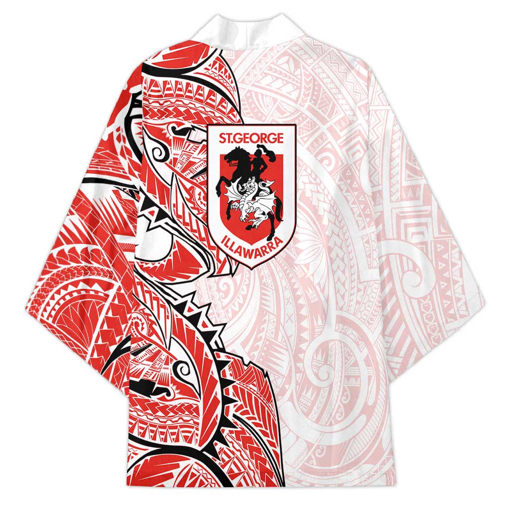 St George Illawarra Dragons Kimono Polynesian Tribal Tattoo Pacific Sport Art