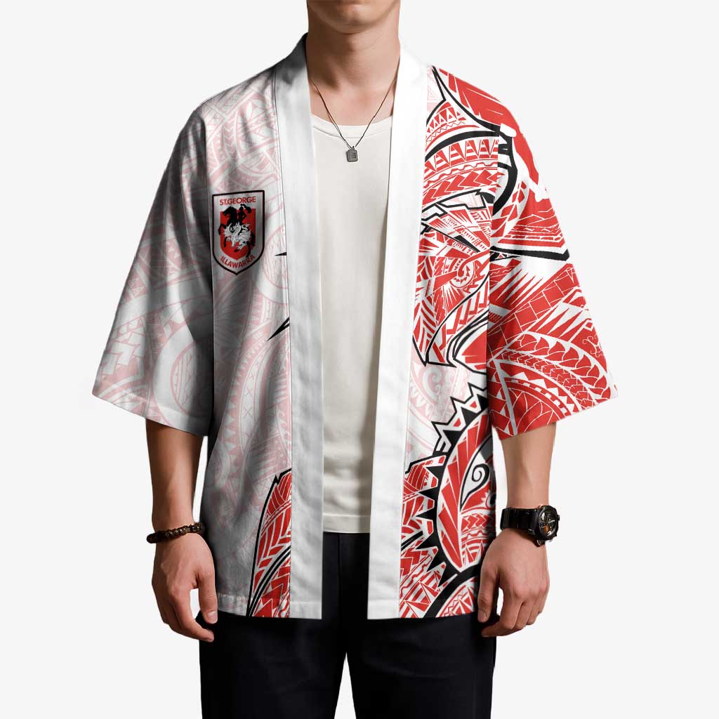 St George Illawarra Dragons Kimono Polynesian Tribal Tattoo Pacific Sport Art
