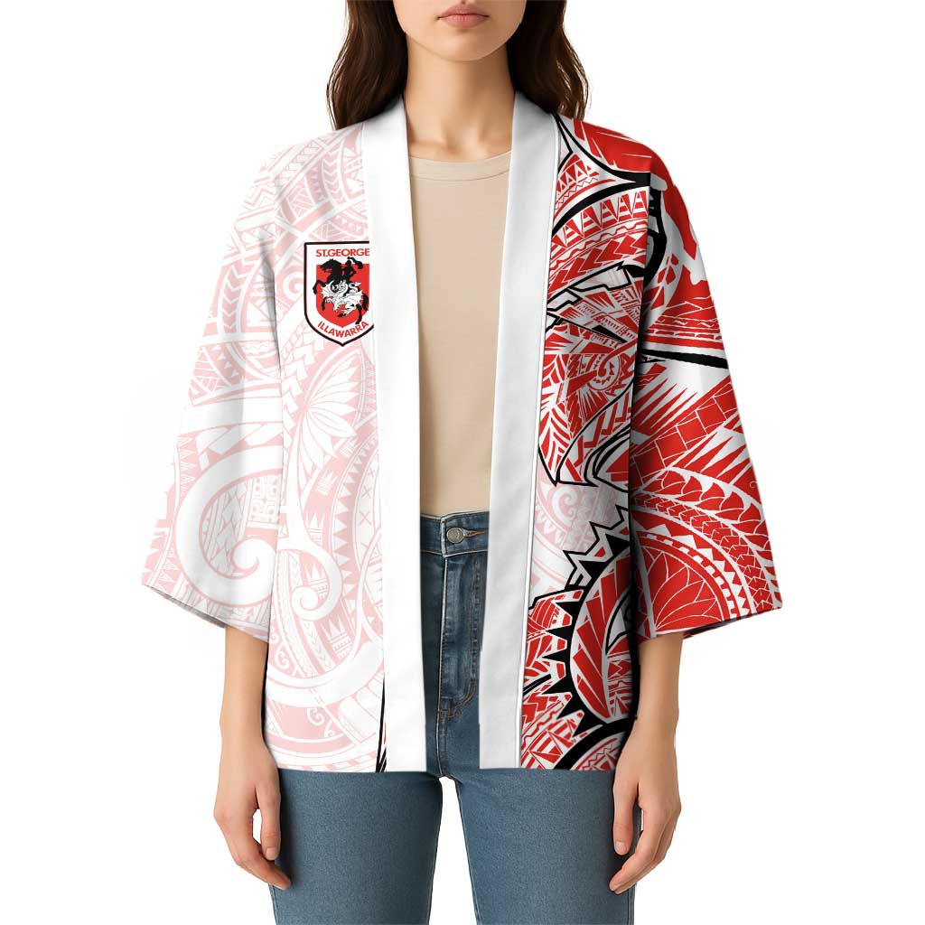 St George Illawarra Dragons Kimono Polynesian Tribal Tattoo Pacific Sport Art