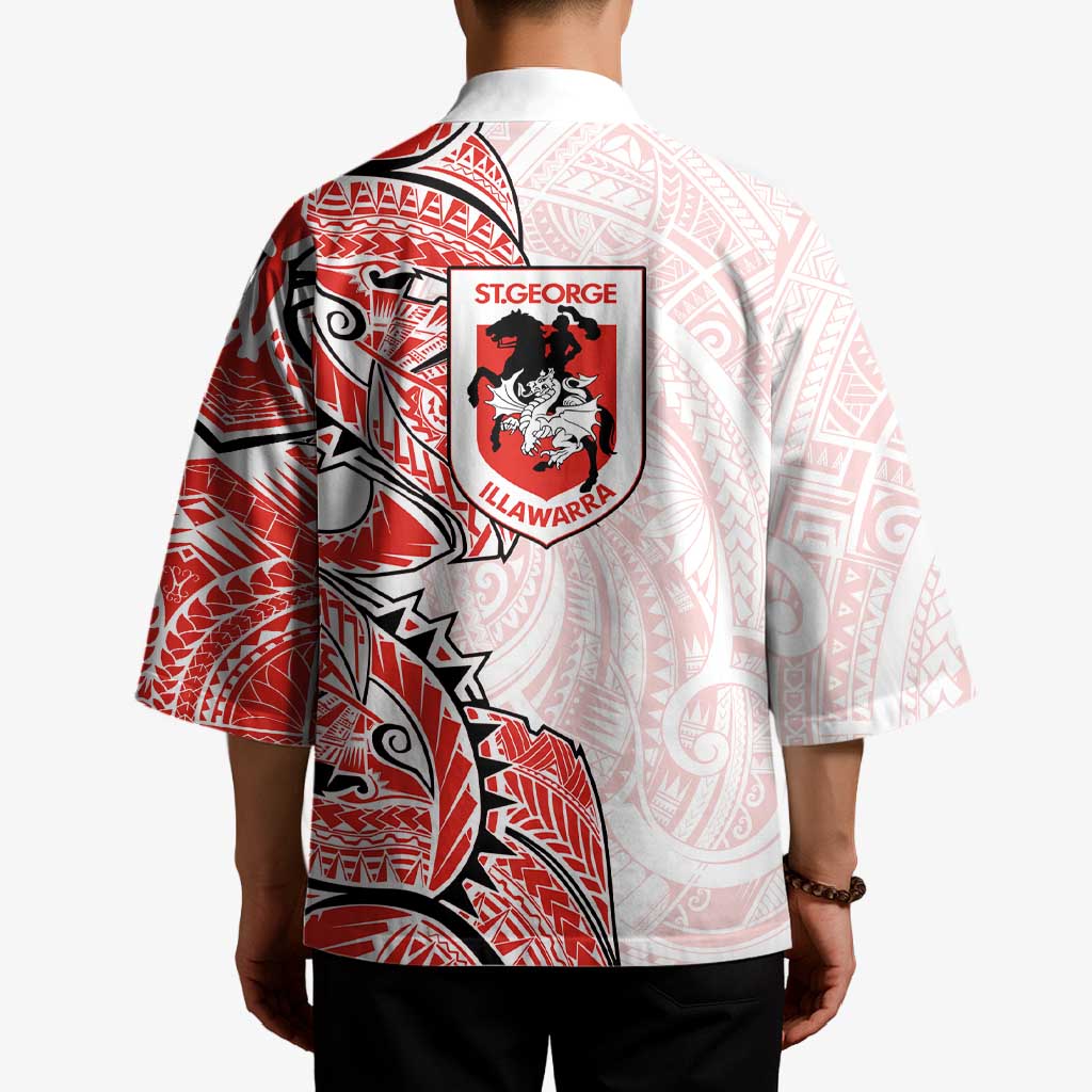 St George Illawarra Dragons Kimono Polynesian Tribal Tattoo Pacific Sport Art