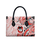 St George Illawarra Dragons Leather Bag Polynesian Tribal Tattoo Pacific Sport Art