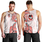 St George Illawarra Dragons Men Tank Top Polynesian Tribal Tattoo Pacific Sport Art