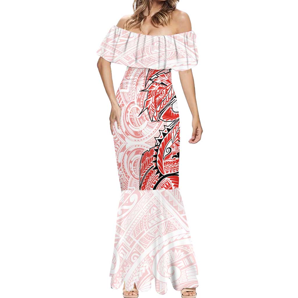 St George Illawarra Dragons Mermaid Dress Polynesian Tribal Tattoo Pacific Sport Art