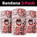 St George Illawarra Dragons Neck Gaiter Polynesian Tribal Tattoo Pacific Sport Art