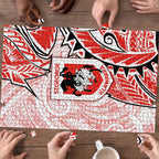 St George Illawarra Dragons Puzzle Polynesian Tribal Tattoo Pacific Sport Art