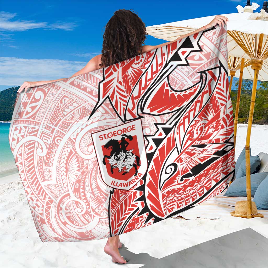St George Illawarra Dragons Sarong Polynesian Tribal Tattoo Pacific Sport Art