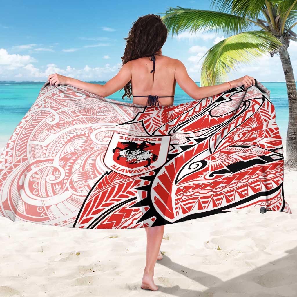 St George Illawarra Dragons Sarong Polynesian Tribal Tattoo Pacific Sport Art