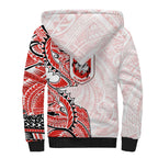 St George Illawarra Dragons Sherpa Hoodie Polynesian Tribal Tattoo Pacific Sport Art