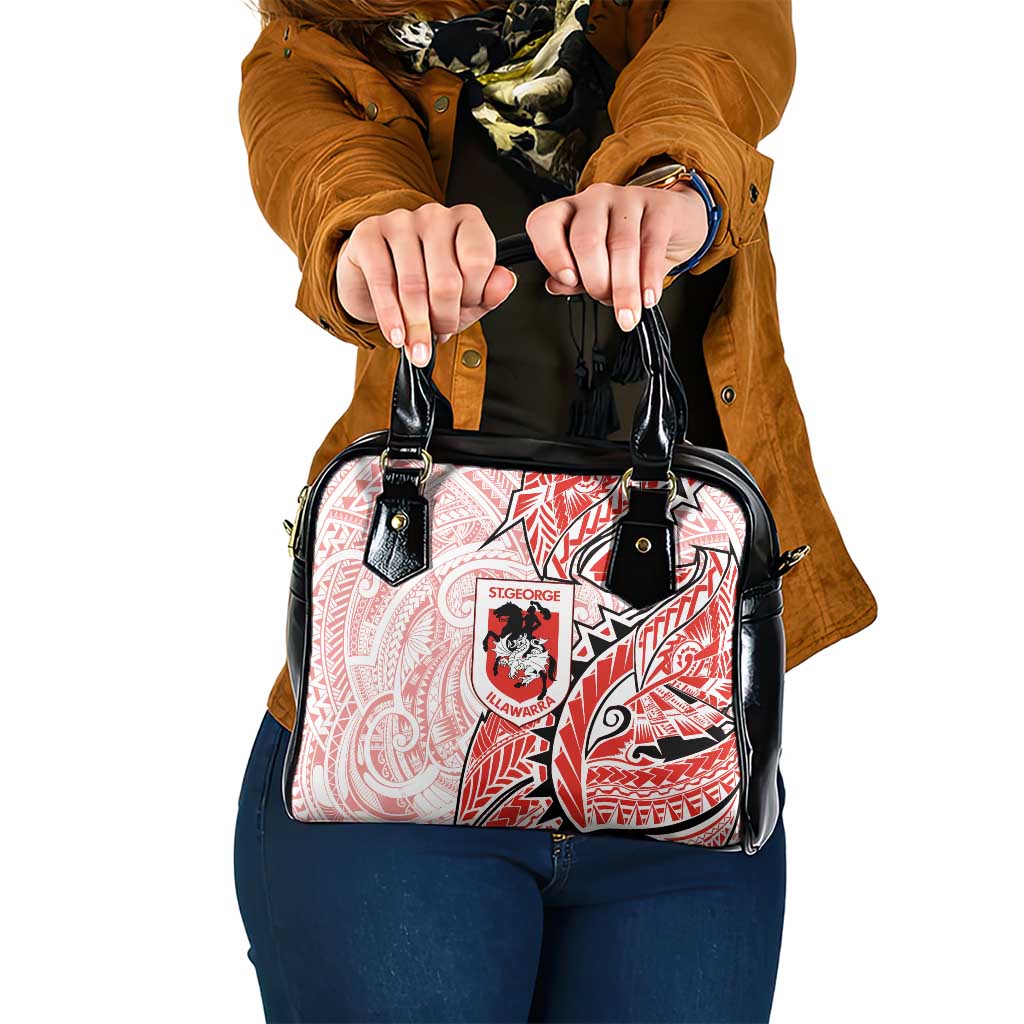 St George Illawarra Dragons Shoulder Handbag Polynesian Tribal Tattoo Pacific Sport Art