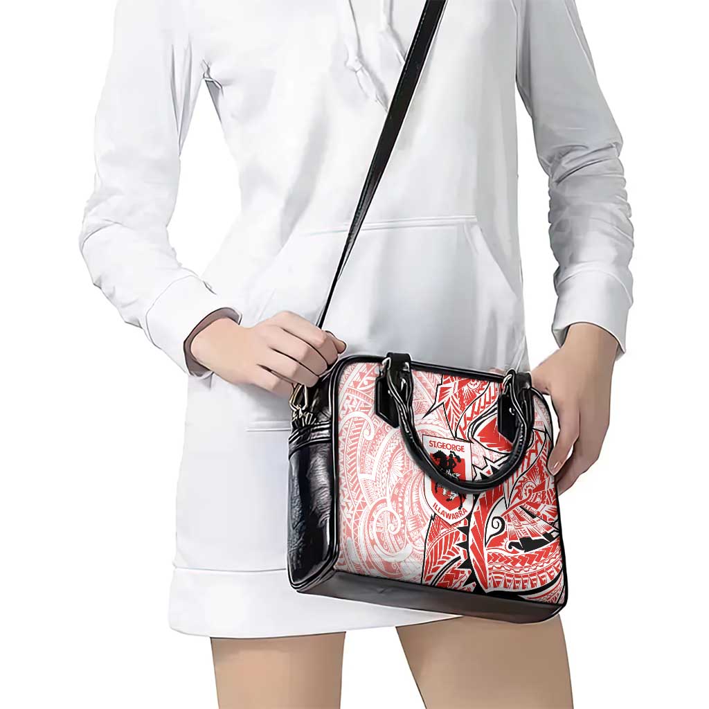 St George Illawarra Dragons Shoulder Handbag Polynesian Tribal Tattoo Pacific Sport Art