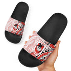 St George Illawarra Dragons Slide Sandals Polynesian Tribal Tattoo Pacific Sport Art