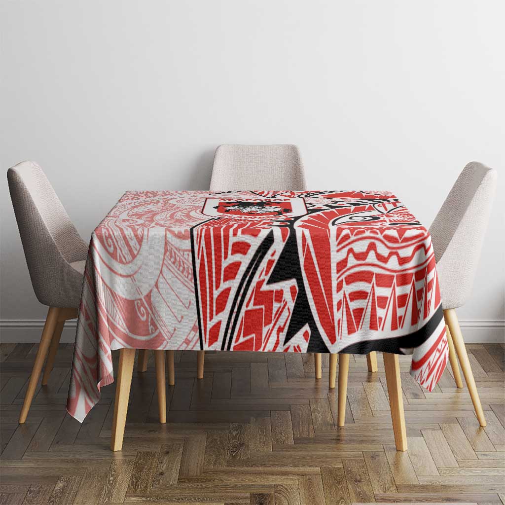 St George Illawarra Dragons Tablecloth Polynesian Tribal Tattoo Pacific Sport Art