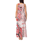 St George Illawarra Dragons Tank Maxi Dress Polynesian Tribal Tattoo Pacific Sport Art