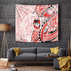 St George Illawarra Dragons Tapestry Polynesian Tribal Tattoo Pacific Sport Art