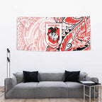 St George Illawarra Dragons Tapestry Polynesian Tribal Tattoo Pacific Sport Art