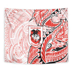 St George Illawarra Dragons Tapestry Polynesian Tribal Tattoo Pacific Sport Art