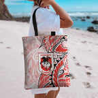St George Illawarra Dragons Tote Bag Polynesian Tribal Tattoo Pacific Sport Art