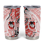 St George Illawarra Dragons Tumbler Cup Polynesian Tribal Tattoo Pacific Sport Art