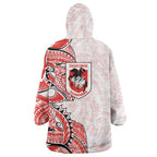 St George Illawarra Dragons Wearable Blanket Hoodie Polynesian Tribal Tattoo Pacific Sport Art