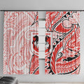St George Illawarra Dragons Window Curtain Polynesian Tribal Tattoo Pacific Sport Art