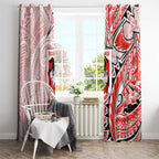 St George Illawarra Dragons Window Curtain Polynesian Tribal Tattoo Pacific Sport Art