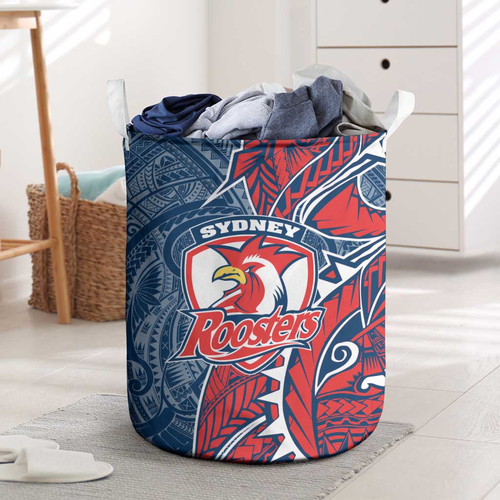 Sydney Roosters Laundry Basket Polynesian Tribal Tattoo Pacific Sport Art
