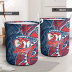 Sydney Roosters Laundry Basket Polynesian Tribal Tattoo Pacific Sport Art