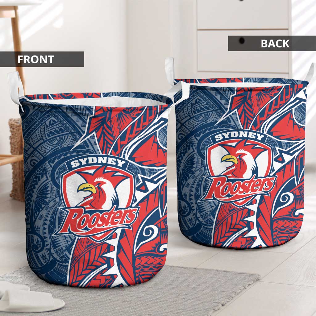 Sydney Roosters Laundry Basket Polynesian Tribal Tattoo Pacific Sport Art